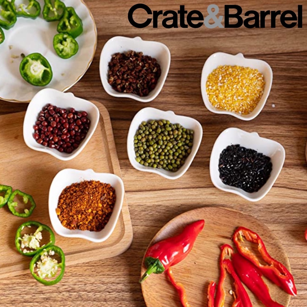 Crate & Barrel Apple Bowl
